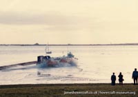 AP1-88 hovercraft at Ryde hoverport -  (credit: The <a href='http://www.hovercraft-museum.org/' target='_blank'>Hovercraft Museum Trust</a>).